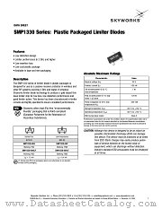 SMP1330 datasheet pdf Skyworks Solutions
