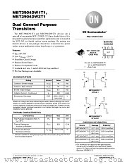 MBT3904DW1 datasheet pdf ON Semiconductor