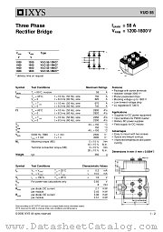 VUO55-12NO7 datasheet pdf IXYS