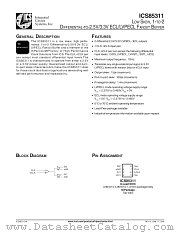 ICS85311 datasheet pdf Texas Instruments