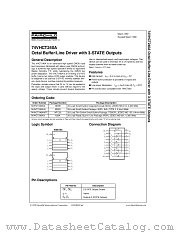 74VHCT240AN datasheet pdf Fairchild Semiconductor