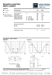 MQF21.4-2000/01 datasheet pdf Vectron