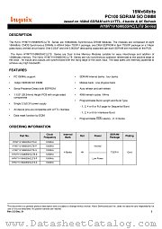 HYM71V16M655HCT8 datasheet pdf Hynix Semiconductor