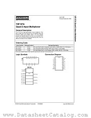74F157ASJ datasheet pdf Fairchild Semiconductor