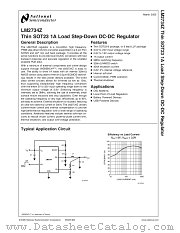 LM2734ZMK datasheet pdf National Semiconductor