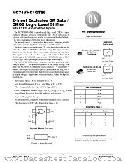 MC74VHC1GT86DTT1 datasheet pdf ON Semiconductor