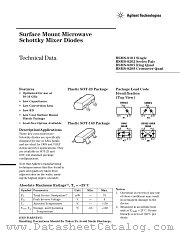 HSMS-8209 datasheet pdf Agilent (Hewlett-Packard)