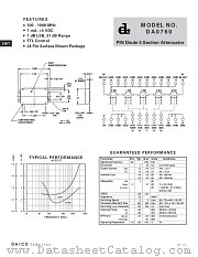 DA0760 datasheet pdf DAICO Industries