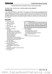 TC58FVM7T2A datasheet pdf TOSHIBA