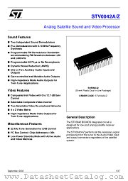STV0042A/Z datasheet pdf ST Microelectronics
