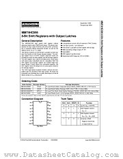 MM74HC595 datasheet pdf Fairchild Semiconductor