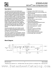 ICS525-01 datasheet pdf Texas Instruments