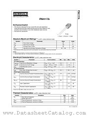 PN4117A_D26Z datasheet pdf Fairchild Semiconductor