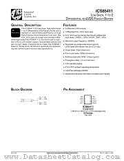 ICS85411 datasheet pdf Texas Instruments