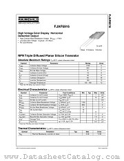 FJAF6916TU datasheet pdf Fairchild Semiconductor