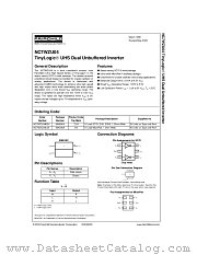 NC7WZU04L6X datasheet pdf Fairchild Semiconductor