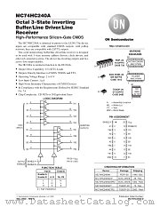MC74HC240A datasheet pdf ON Semiconductor
