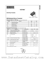 KST4401MTF datasheet pdf Fairchild Semiconductor
