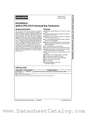 GTLP36T612GX datasheet pdf Fairchild Semiconductor