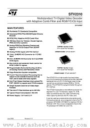 STV2310D datasheet pdf ST Microelectronics
