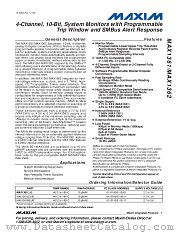 MAX1361 datasheet pdf MAXIM - Dallas Semiconductor