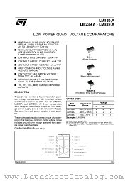 LM239PT datasheet pdf ST Microelectronics