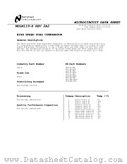 JM38510/10306BCA datasheet pdf National Semiconductor
