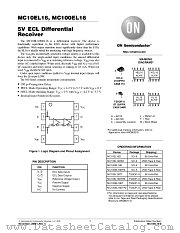 MC10EL16 datasheet pdf ON Semiconductor