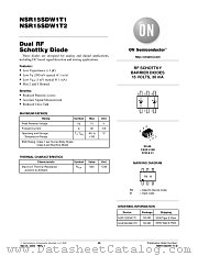 NSR15DW1T1 datasheet pdf ON Semiconductor