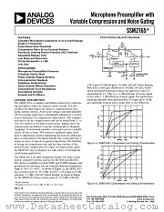 SSM2165-1SZ-REEL7 datasheet pdf Analog Devices