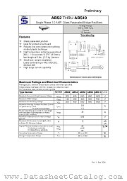 ABS6 datasheet pdf Taiwan Semiconductor