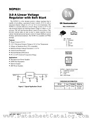 NCP631 datasheet pdf ON Semiconductor