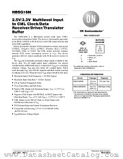 NBSG16MMN datasheet pdf ON Semiconductor