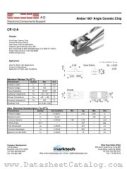 CR12A datasheet pdf Marktech Optoelectronics