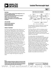 7B27-J-01-1 datasheet pdf Analog Devices
