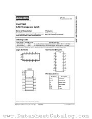 74ACT843SCX datasheet pdf Fairchild Semiconductor
