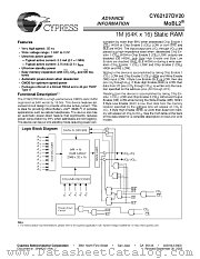 CY62127DV20L-55BVI datasheet pdf Cypress