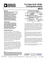 AD8310ARMZ-REEL7 datasheet pdf Analog Devices
