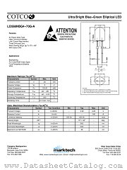 LO566NBG4-70G-A datasheet pdf Marktech Optoelectronics
