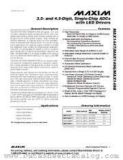 MAX1496 datasheet pdf MAXIM - Dallas Semiconductor