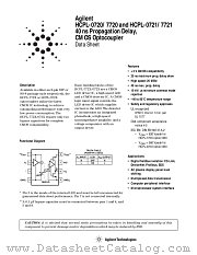 HCPL-7720 datasheet pdf Agilent (Hewlett-Packard)