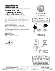 NTB75N03-06 datasheet pdf ON Semiconductor