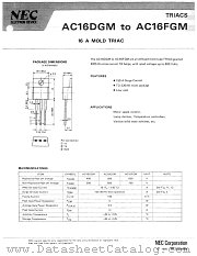 AC16FGM datasheet pdf NEC