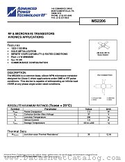 MS2206 datasheet pdf Advanced Power Technology