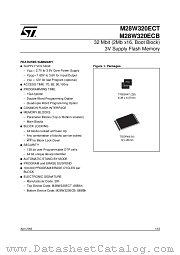 M28W320ECB70ZB6 datasheet pdf ST Microelectronics