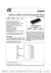 VND920P datasheet pdf ST Microelectronics
