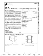 LM4130DIM5-2.5 datasheet pdf National Semiconductor