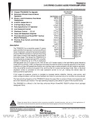 TPA005D14DCA datasheet pdf Texas Instruments
