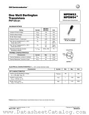 MPSW63RLRA datasheet pdf ON Semiconductor