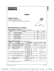 2N5401TF datasheet pdf Fairchild Semiconductor